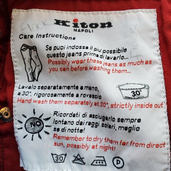 Kiton Blue Relaxed Men Jeans - Picture 11 of 11